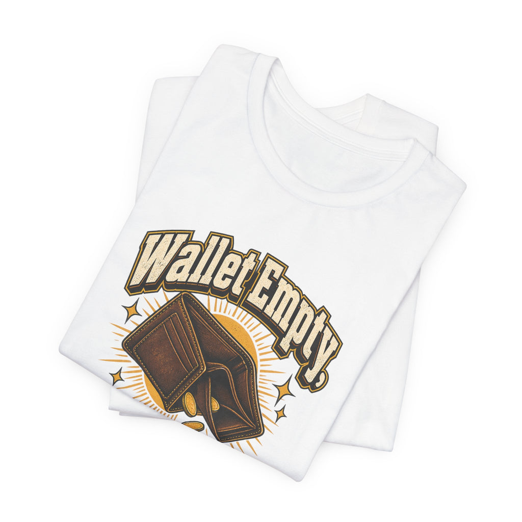 Wallet Empty, Hope Full Funny Cryptocurrency Investor T-Shirt