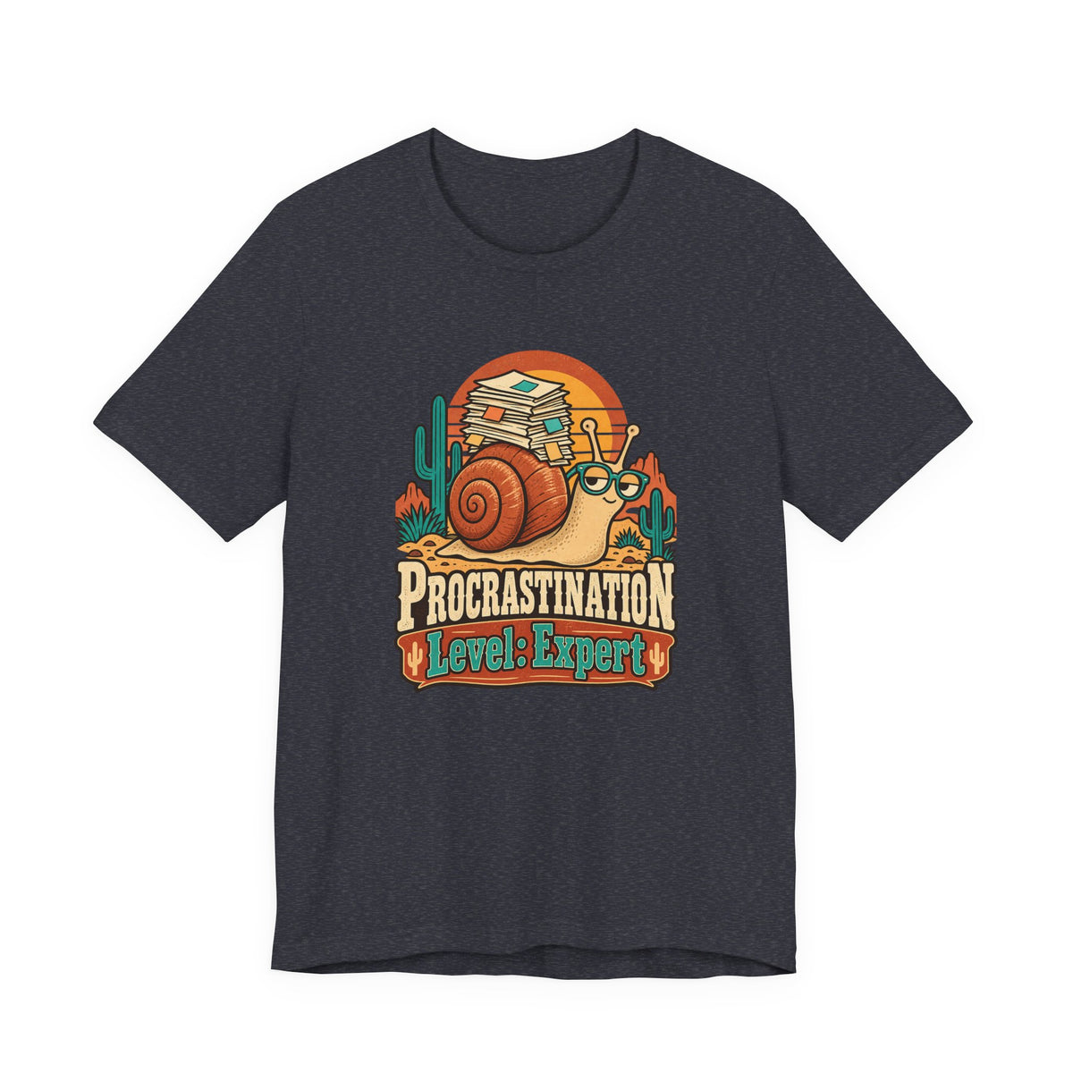 Procrastination Level: Expert Funny Student T-Shirt