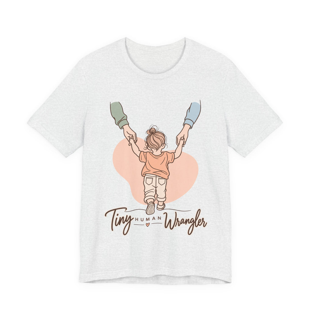 Tiny Human Wrangler Funny Parent T-Shirt