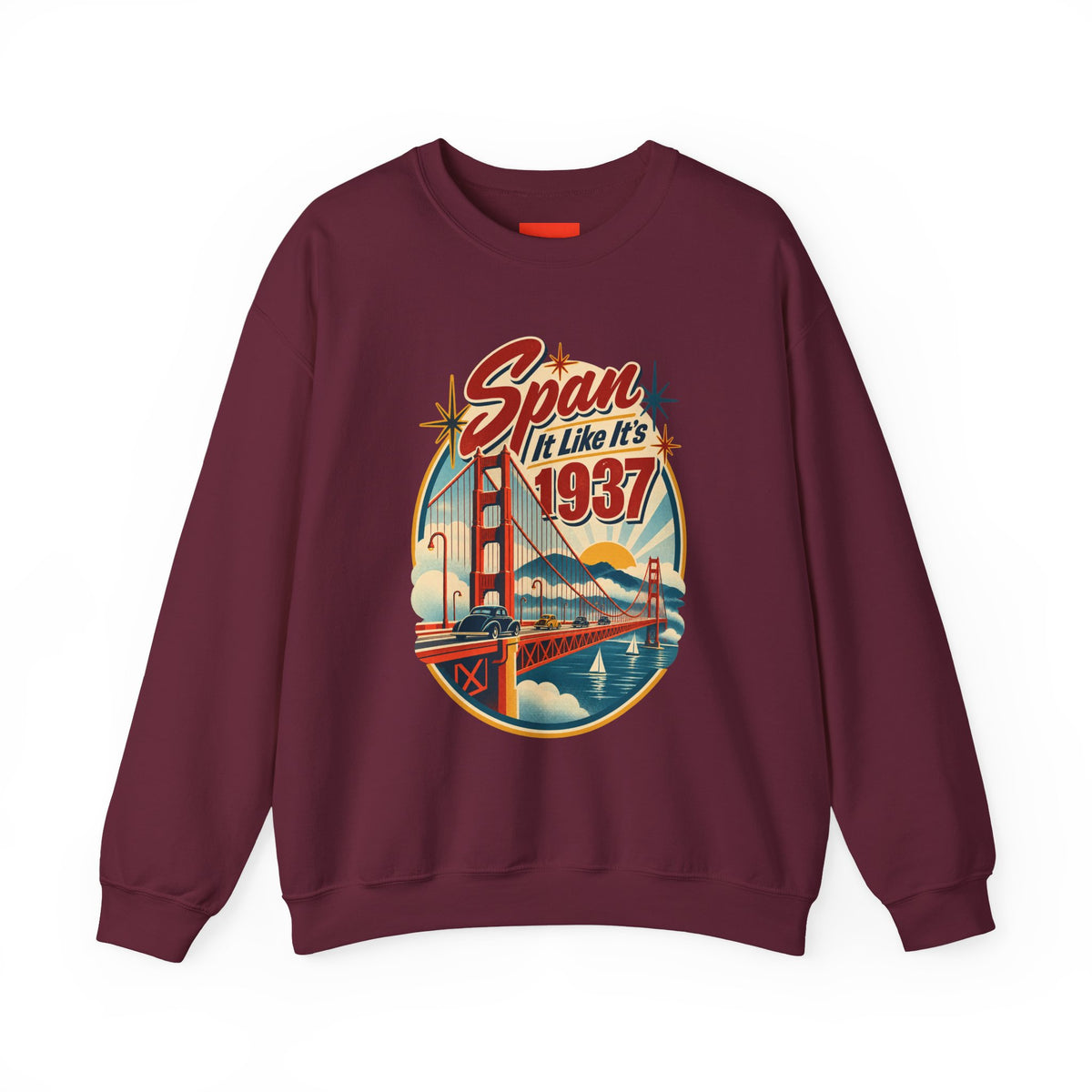 Span It Like It’s 1937 Funny Retro Sweatshirt