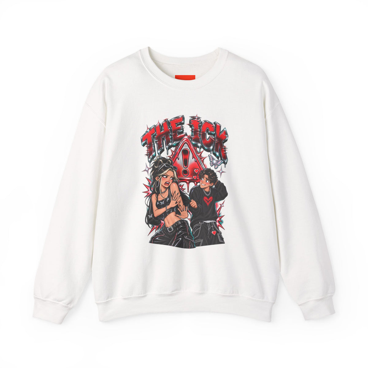 THE ICK Funny Y2K Graphic Sweatshirt