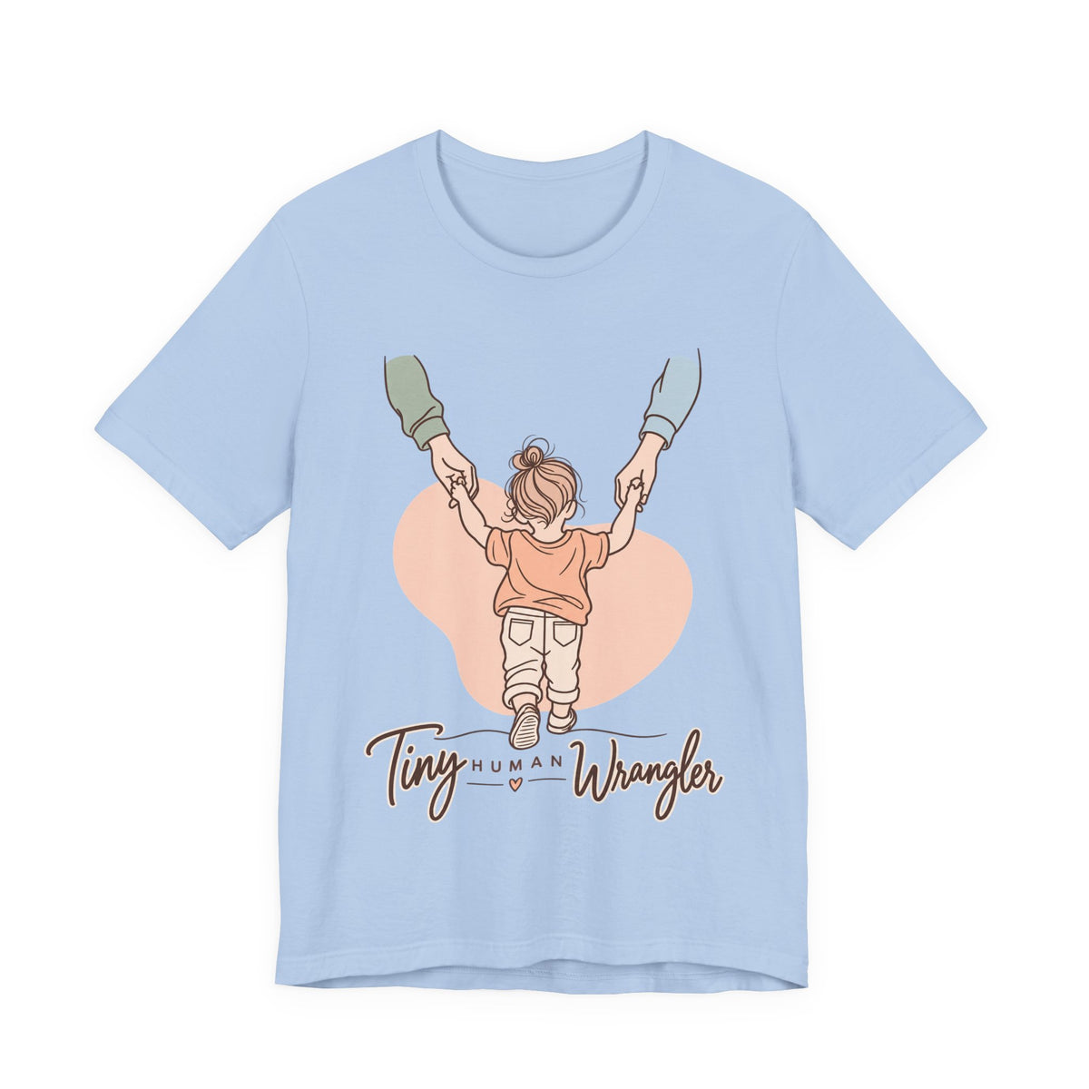 Tiny Human Wrangler Funny Parent T-Shirt