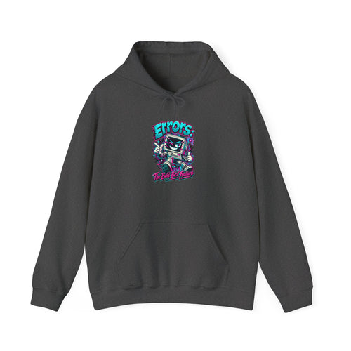 "Errors: The Bot’s Best Feature" Funny Programmer Hoodie
