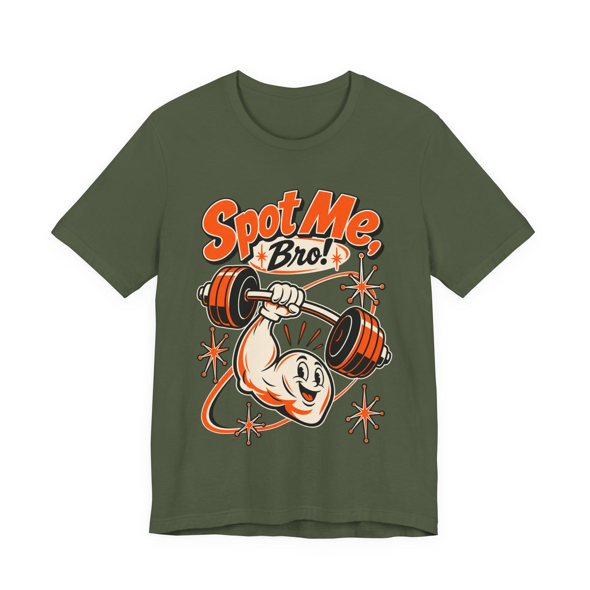Spot Me, Bro! Funny Fitness T-Shirt