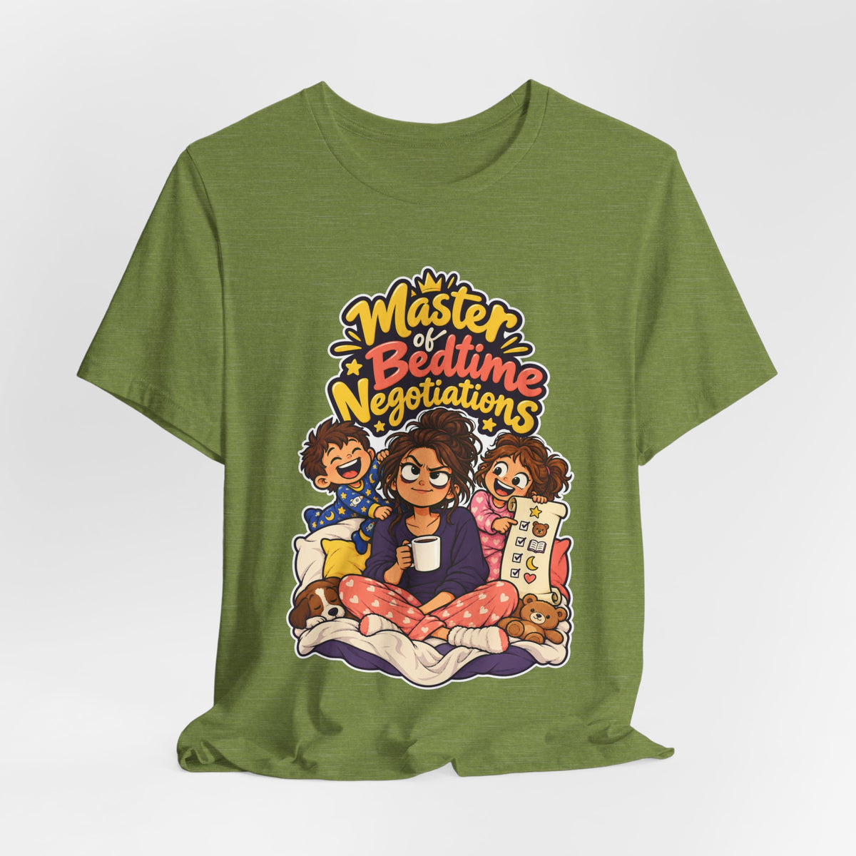 Master of Bedtime Negotiations Funny Parent Humor T-Shirt