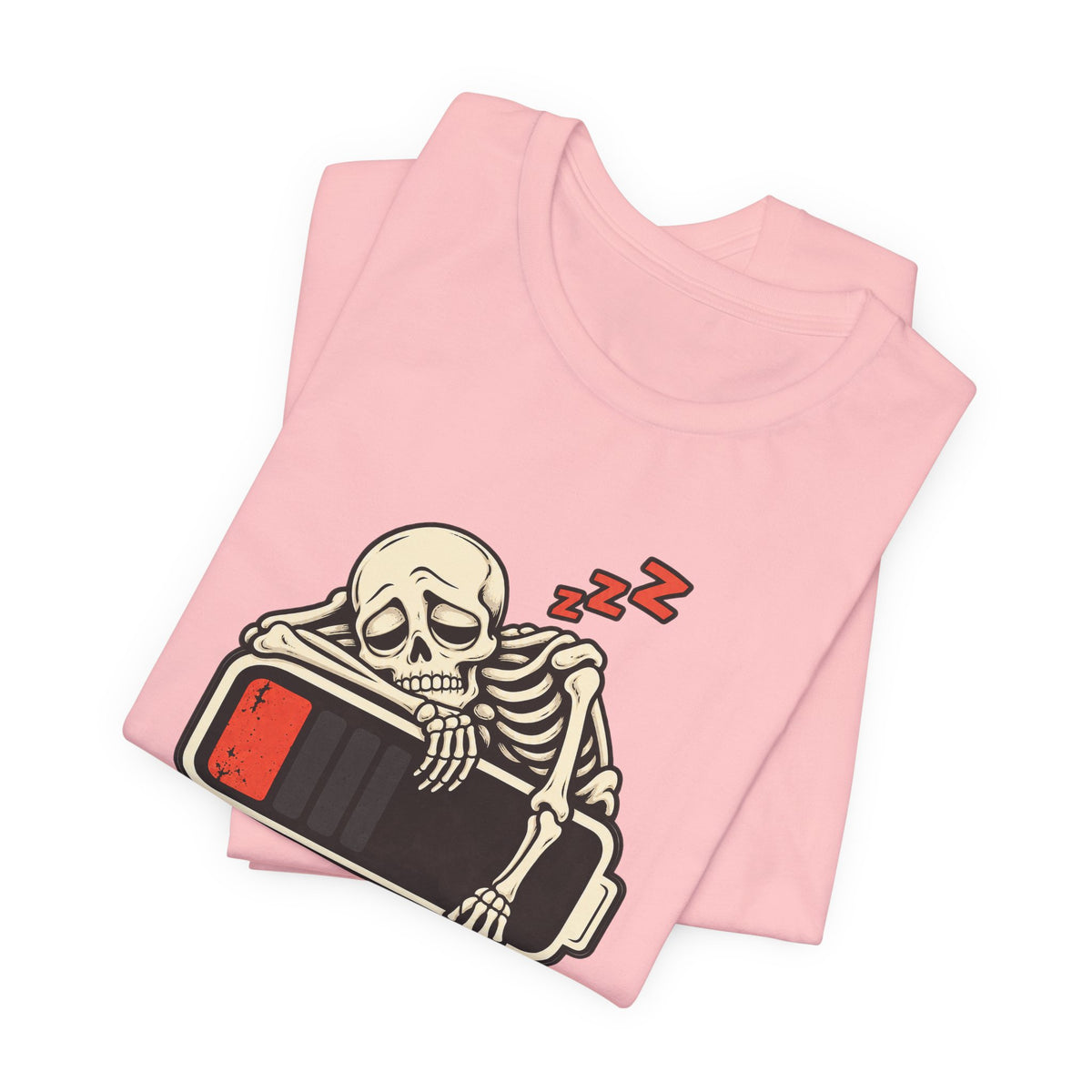 Low Battery, Mind Shutting Down Funny Self-Deprecating T-Shirt