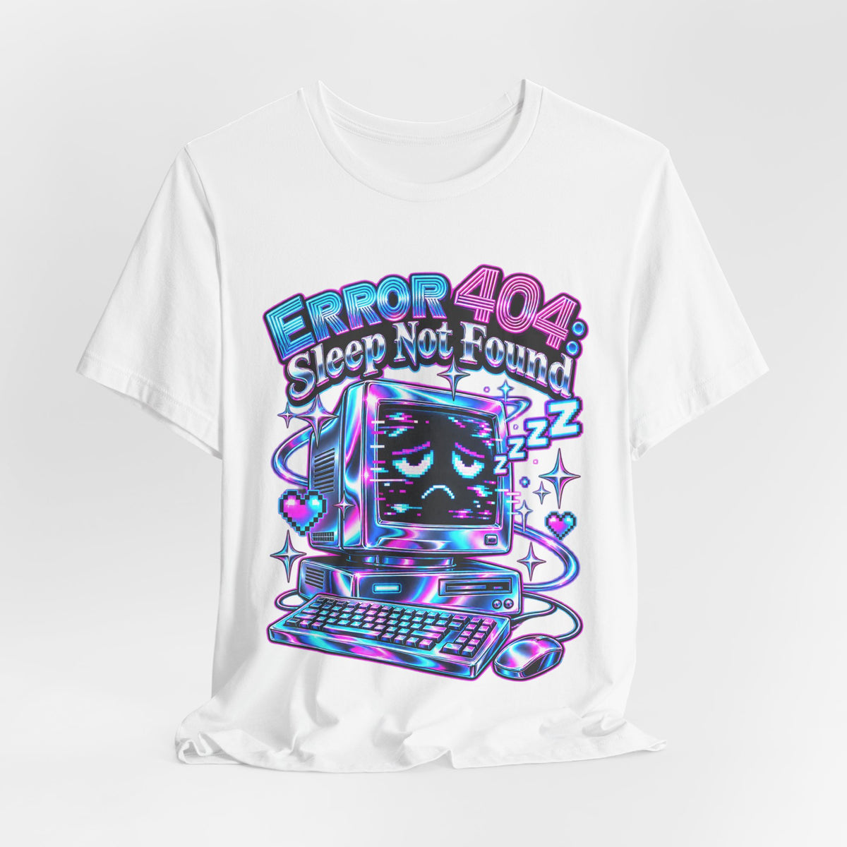 Error 404: Sleep Not Found Funny Programmer T-Shirt