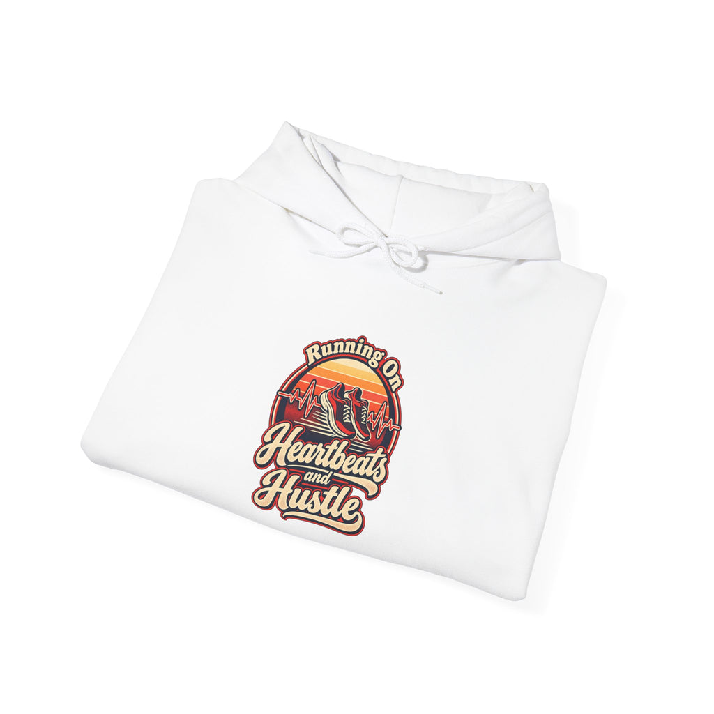 Running On Heartbeats and Hustle Funny Nurse Hoodie