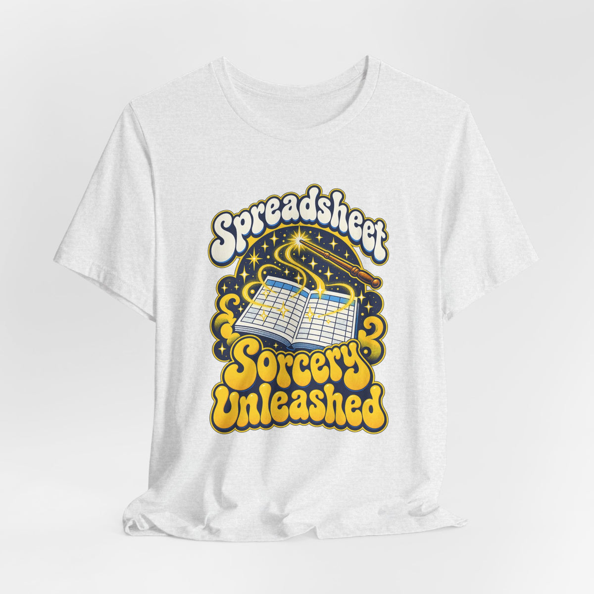 Spreadsheet Sorcery Unleashed Funny Office Humor T-Shirt