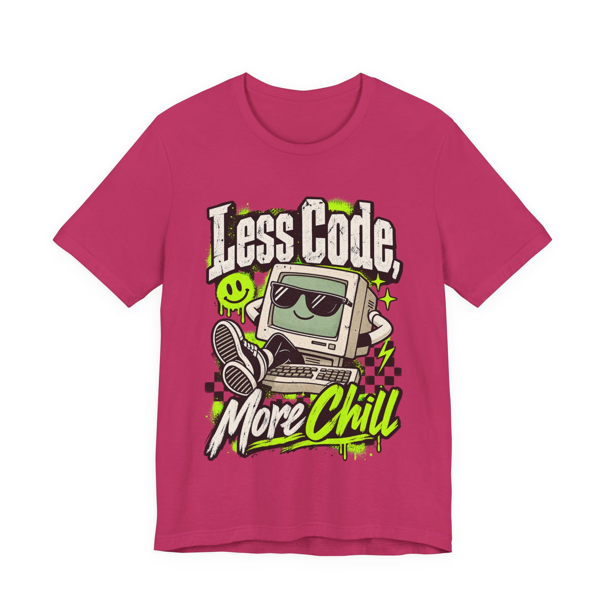 Less Code, More Chill Funny Programmer T-Shirt