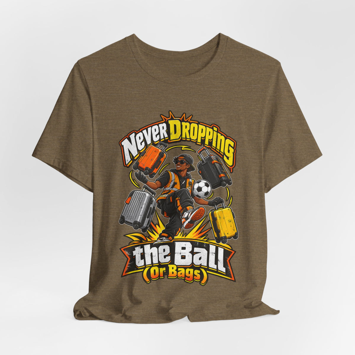 Never Dropping the Ball (Or Bags) Funny Baggage Handler T-Shirt