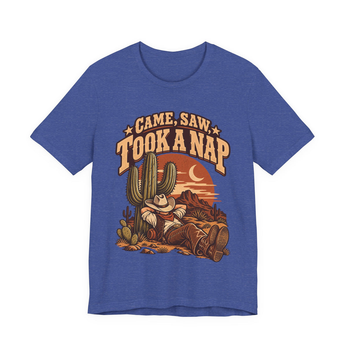 Came, Saw, Took A Nap Funny Self-Deprecating T-Shirt
