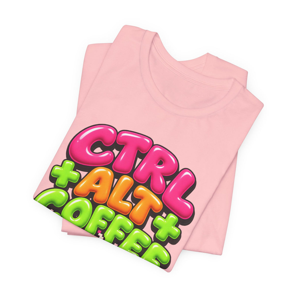 CTRL + ALT + COFFEE Funny Programmer T-Shirt
