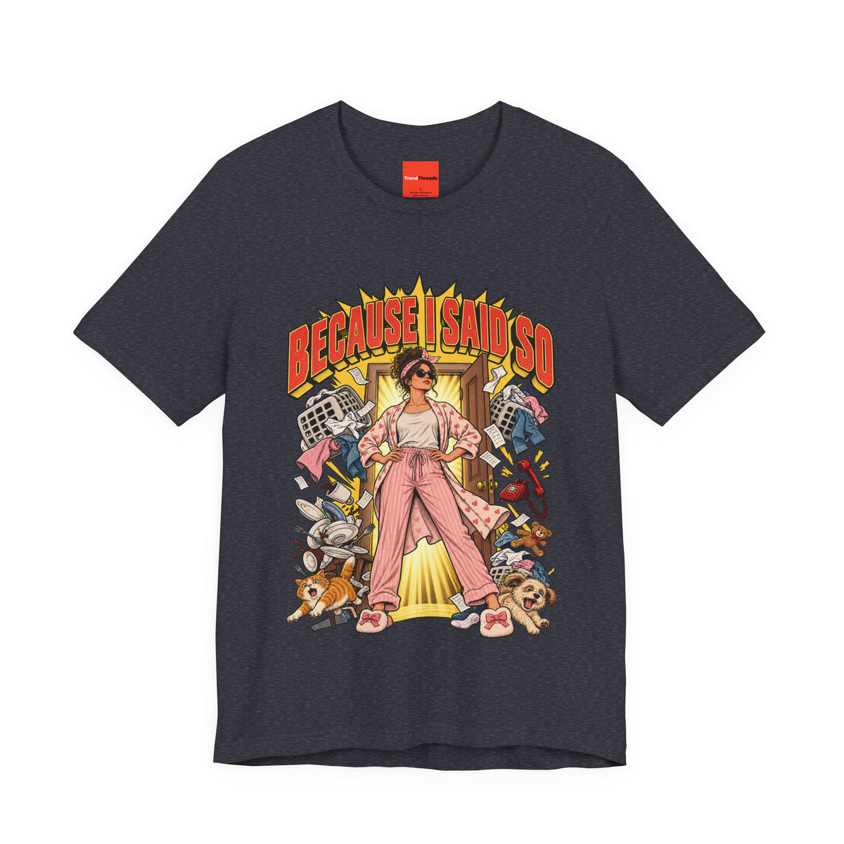 Because I Said So Funny Retro Vintage T-Shirt
