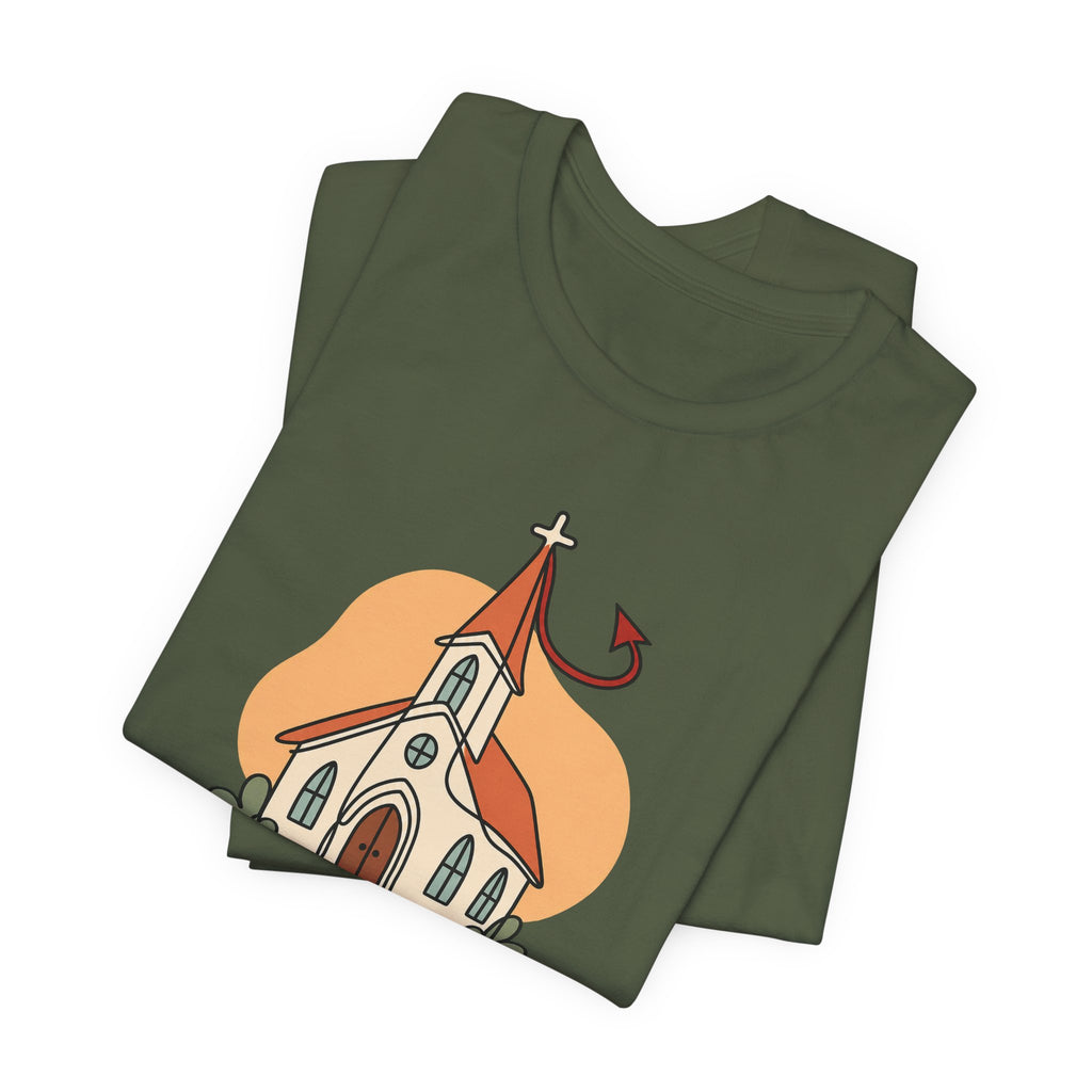 Today’s Schedule: Hell No Funny Christian Humor T-Shirt