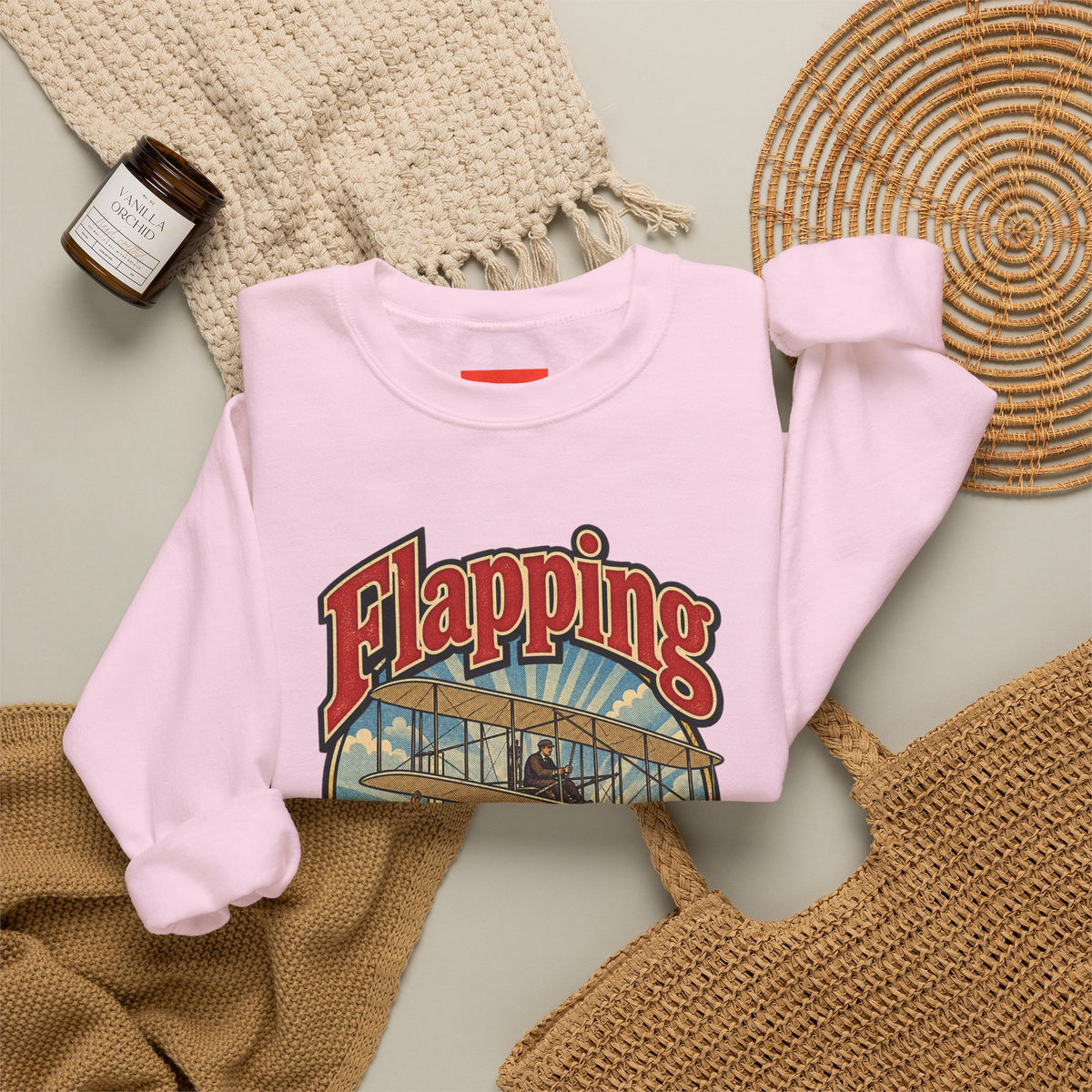 Flapping Ain’t Flying Funny Aviation Sweatshirt