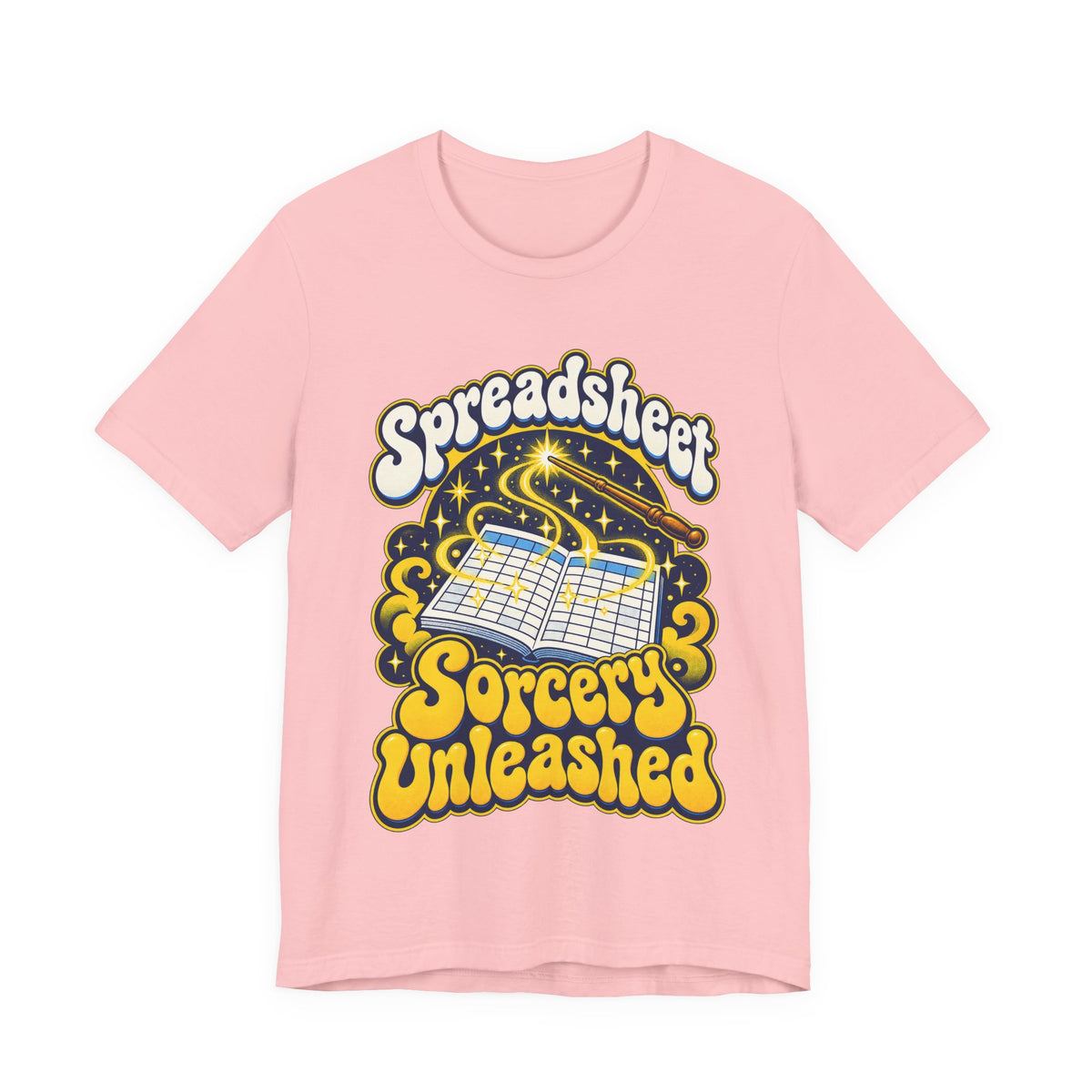 Spreadsheet Sorcery Unleashed Funny Office Humor T-Shirt