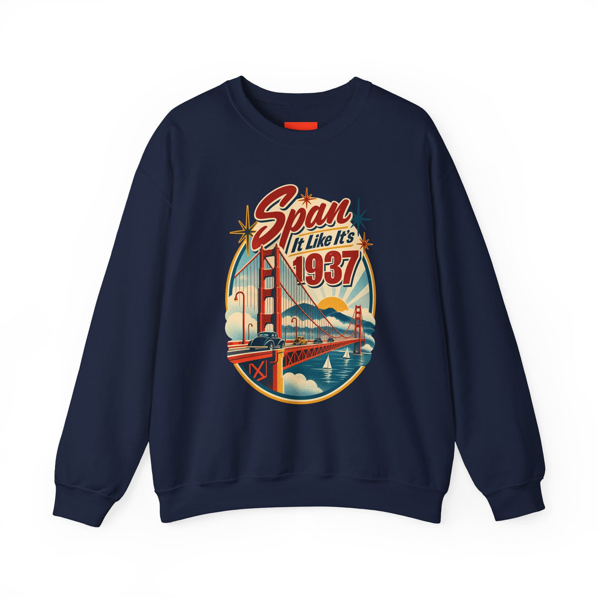 Span It Like It’s 1937 Funny Retro Sweatshirt