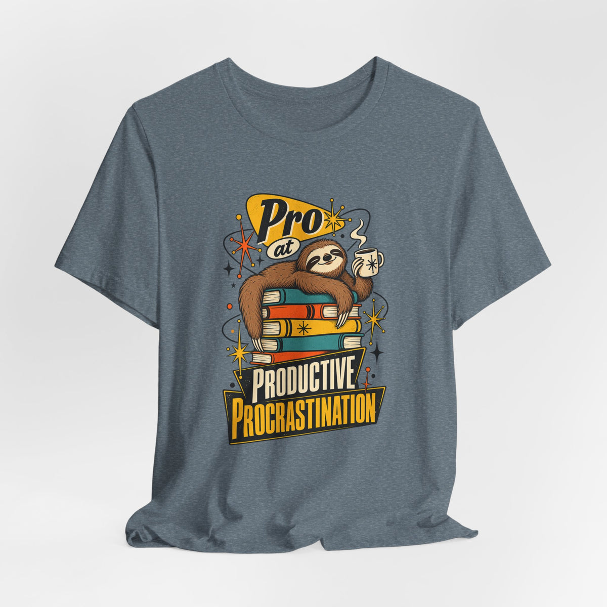 Pro at Productive Procrastination Funny Sarcastic T-Shirt