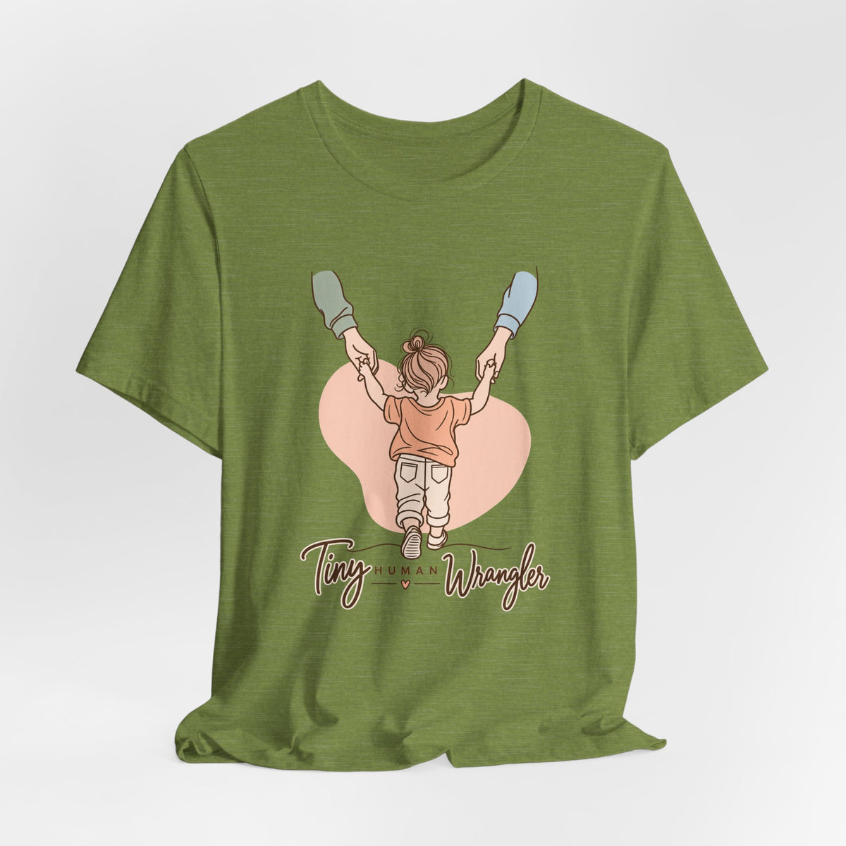 Tiny Human Wrangler Funny Parent T-Shirt