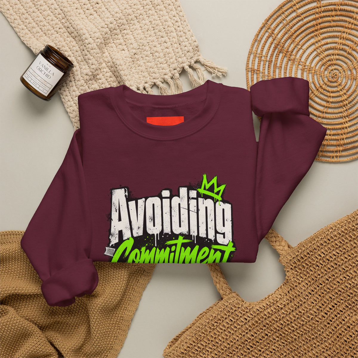 Avoiding Commitment Like A Pro Funny Self-Deprecating Sweatshirt