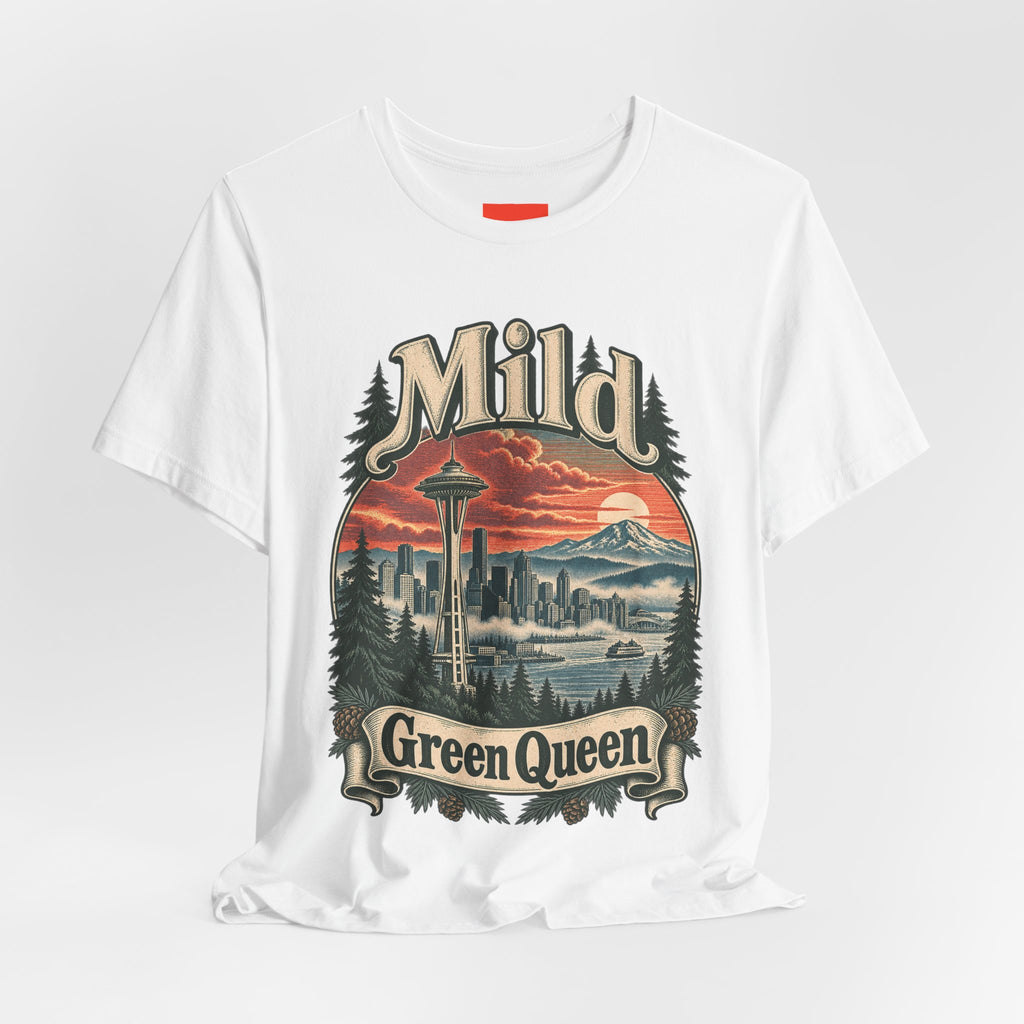 Mild Green Queen Funny Sarcastic Retro T-Shirt