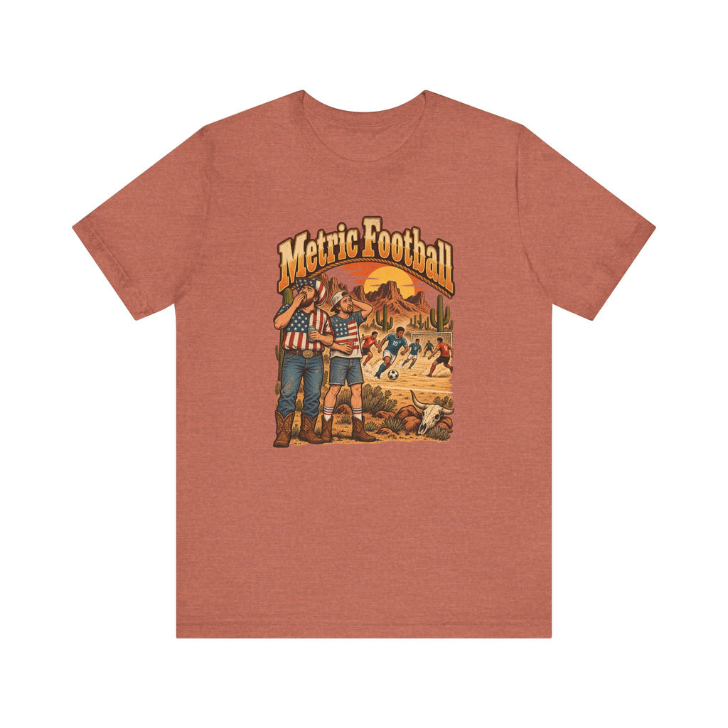 Metric Football Funny Western Ranch T-Shirt