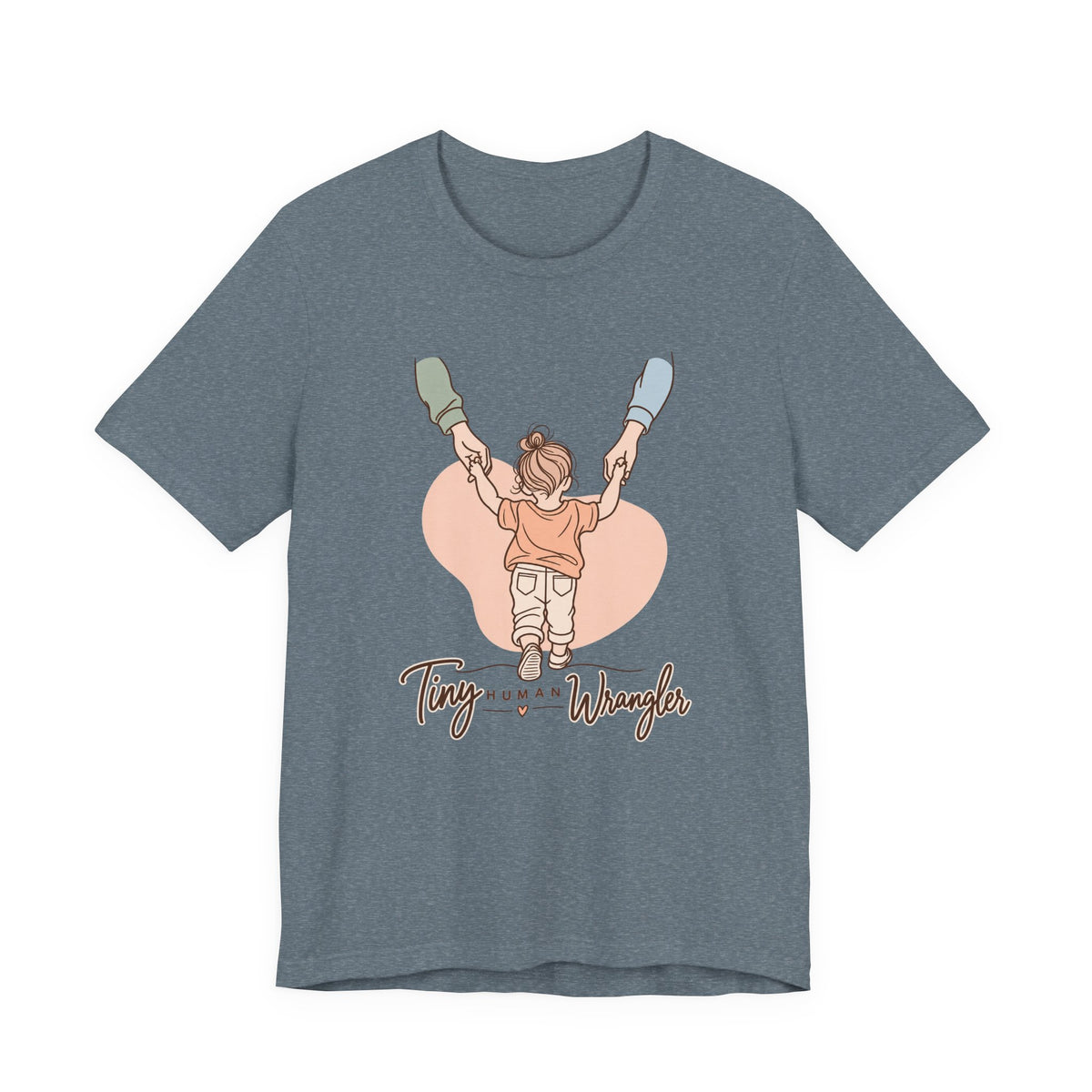 Tiny Human Wrangler Funny Parent T-Shirt