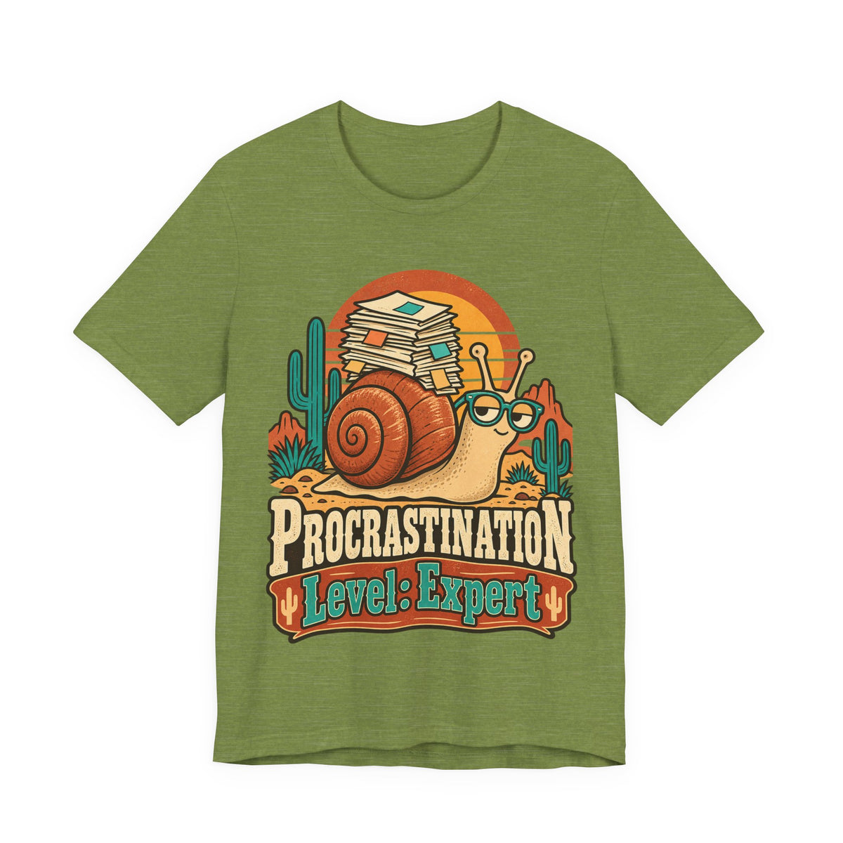 Procrastination Level: Expert Funny Student T-Shirt