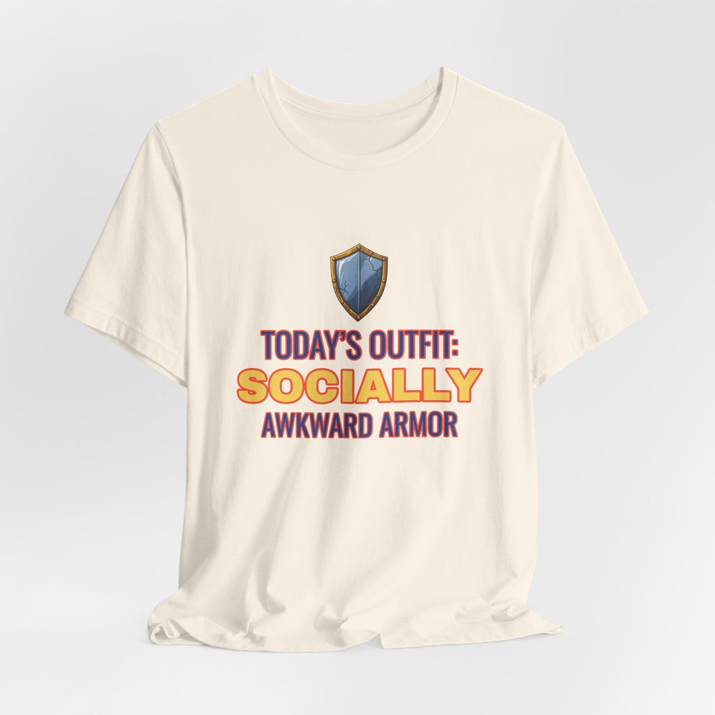 Today’s Outfit: Socially Awkward Armor Funny Introvert T-Shirt