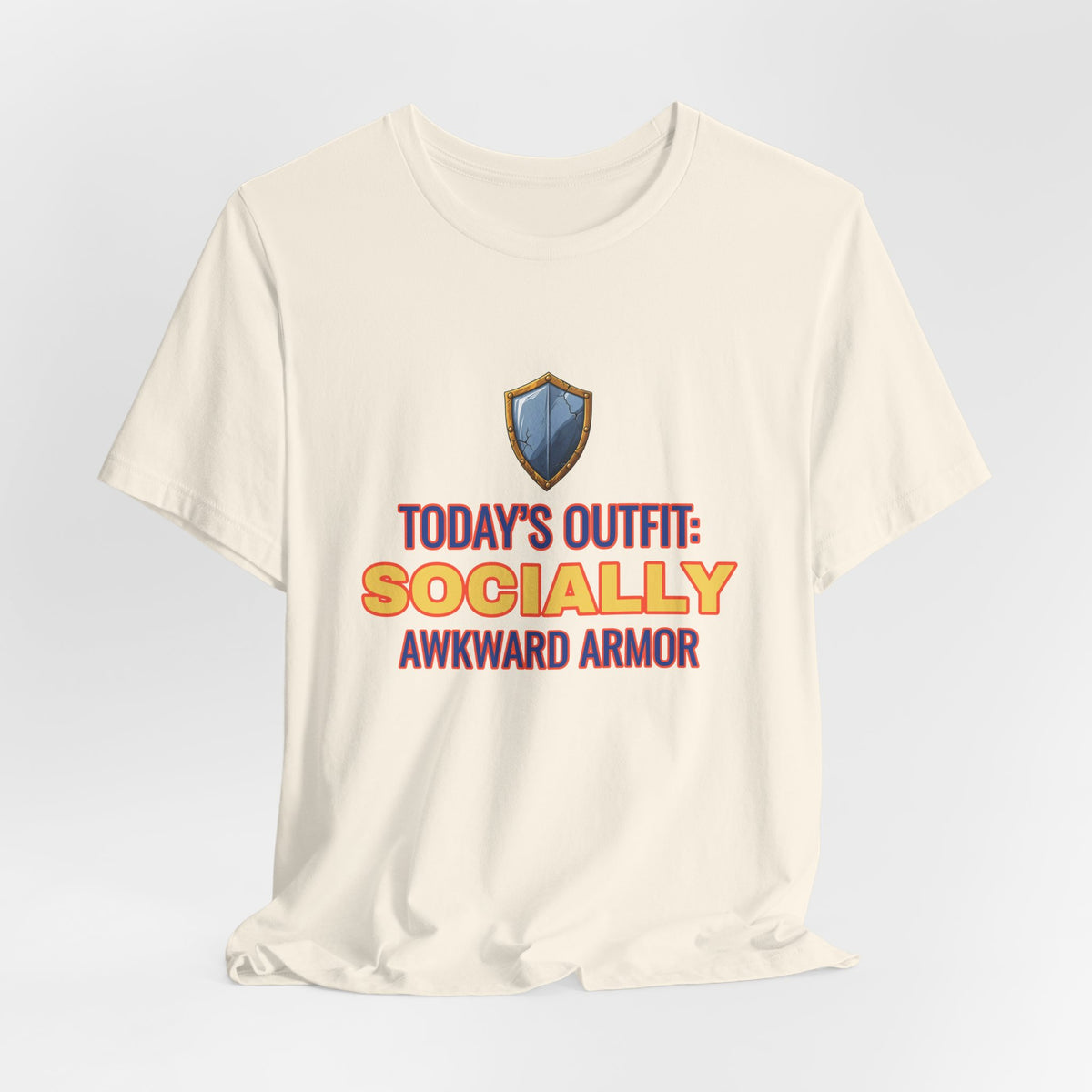 Today’s Outfit: Socially Awkward Armor Funny Introvert T-Shirt