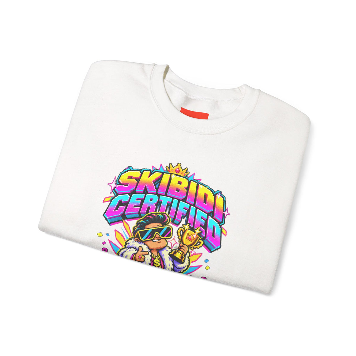 SKIBIDI CERTIFIED Funny Y2K Sweatshirt