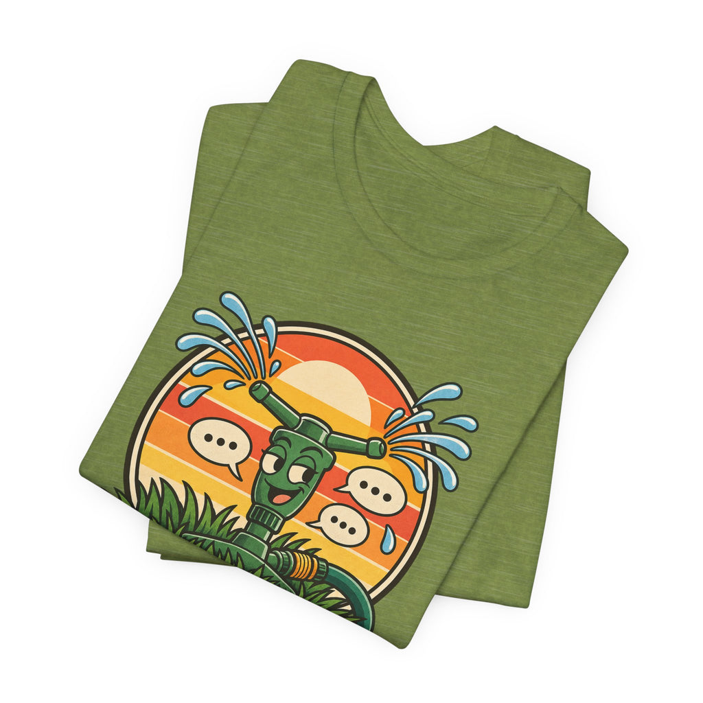 Fluent In Lawn Gossip Funny Gardening T-Shirt