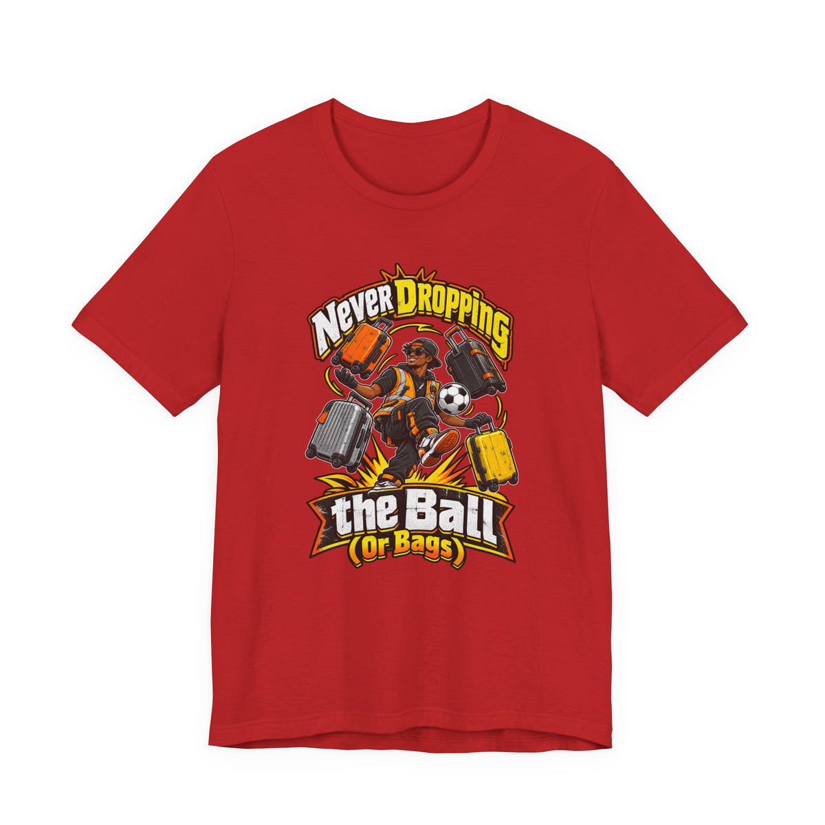 Never Dropping the Ball (Or Bags) Funny Baggage Handler T-Shirt