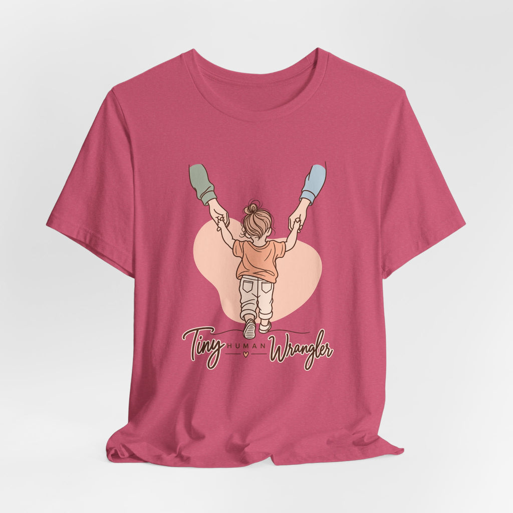 Tiny Human Wrangler Funny Parent T-Shirt