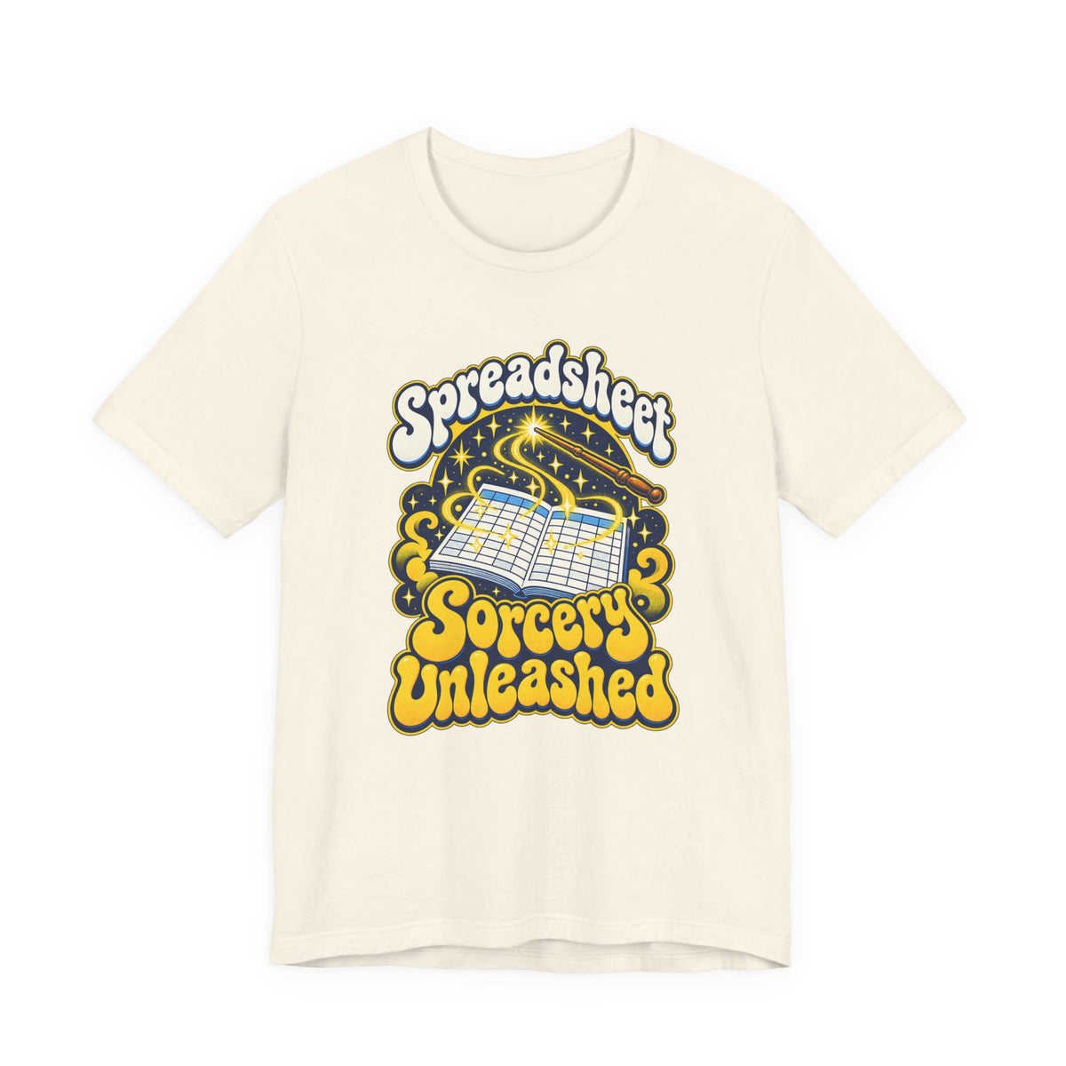 Spreadsheet Sorcery Unleashed Funny Office Humor T-Shirt