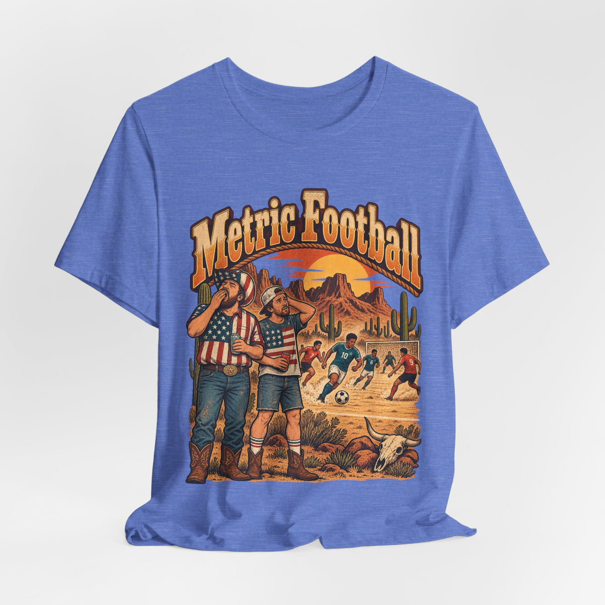 Metric Football Funny Western Ranch T-Shirt