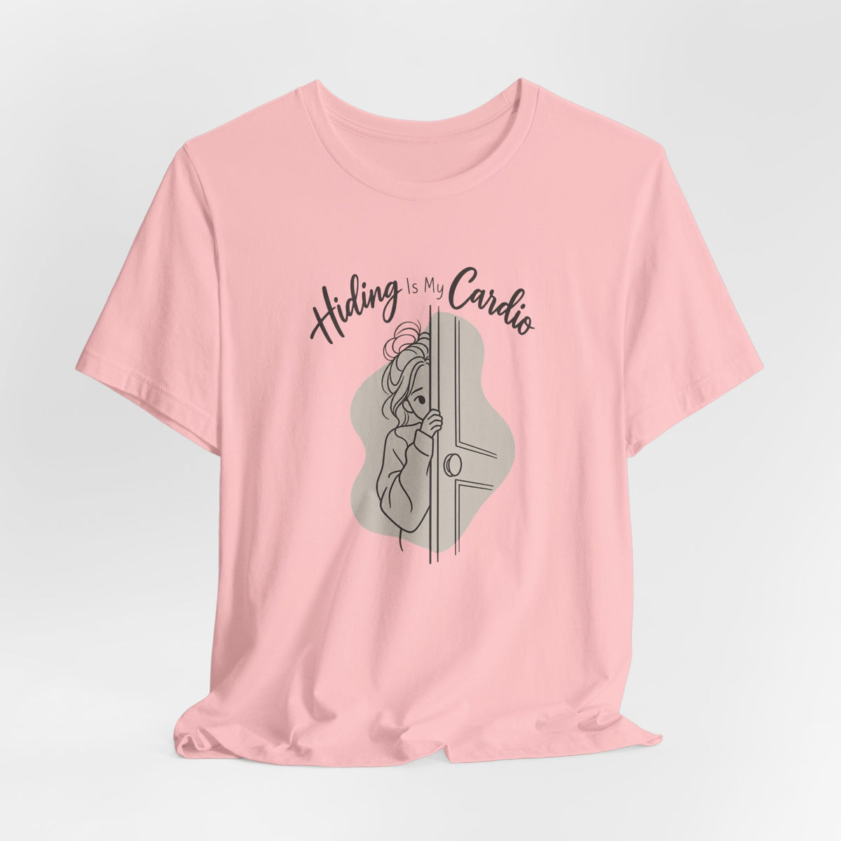 Hiding Is My Cardio Funny Introvert T-Shirt