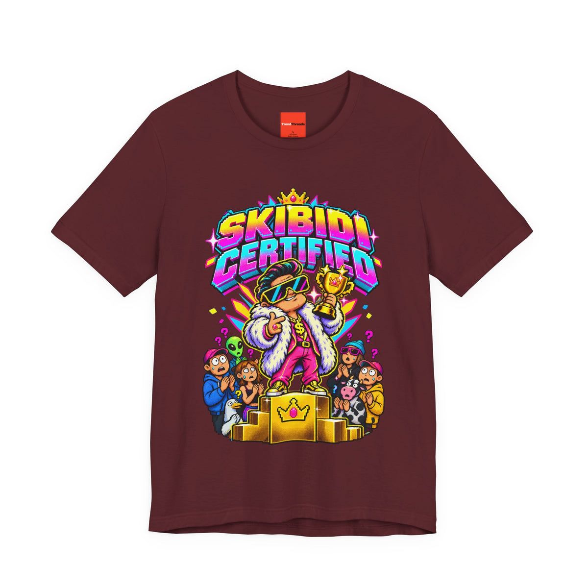 SKIBIDI CERTIFIED Funny Y2K T-Shirt