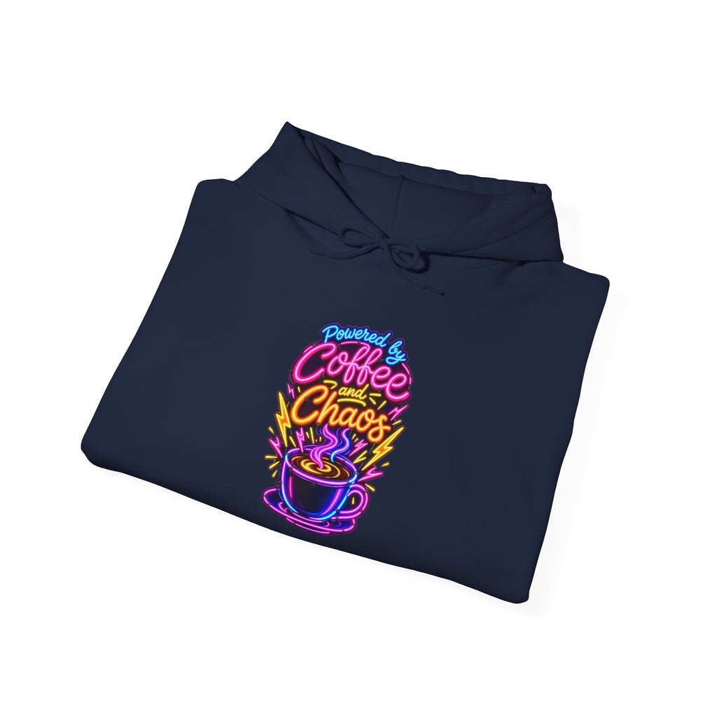 Powered by Coffee and Chaos Funny Nurse Hoodie
