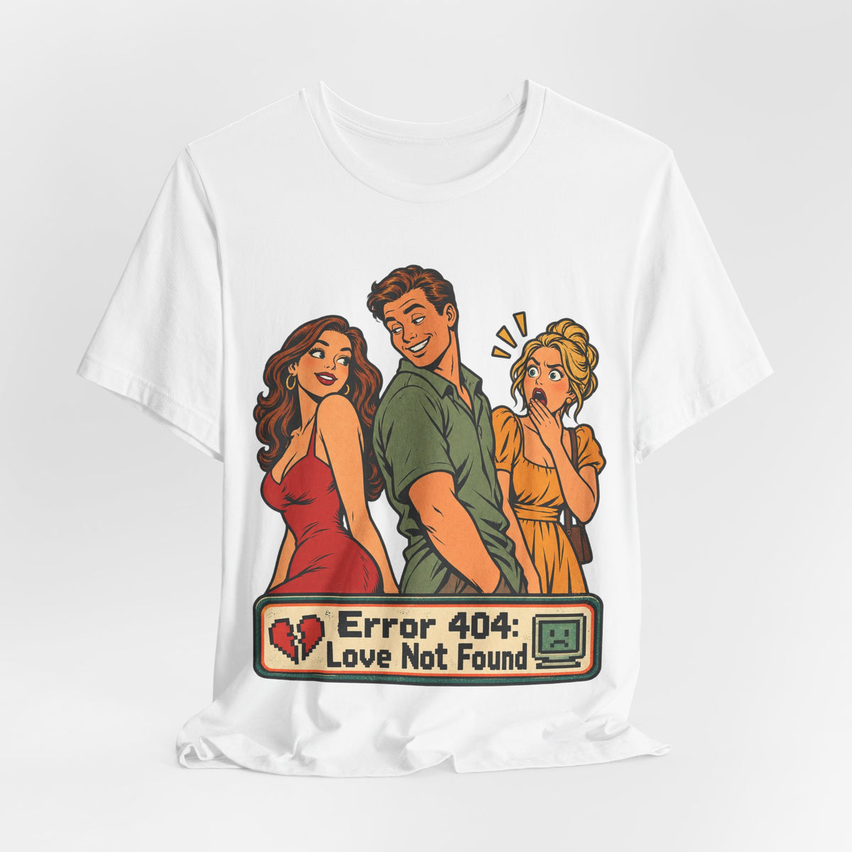 Error 404: Love Not Found Funny Programmer T-Shirt