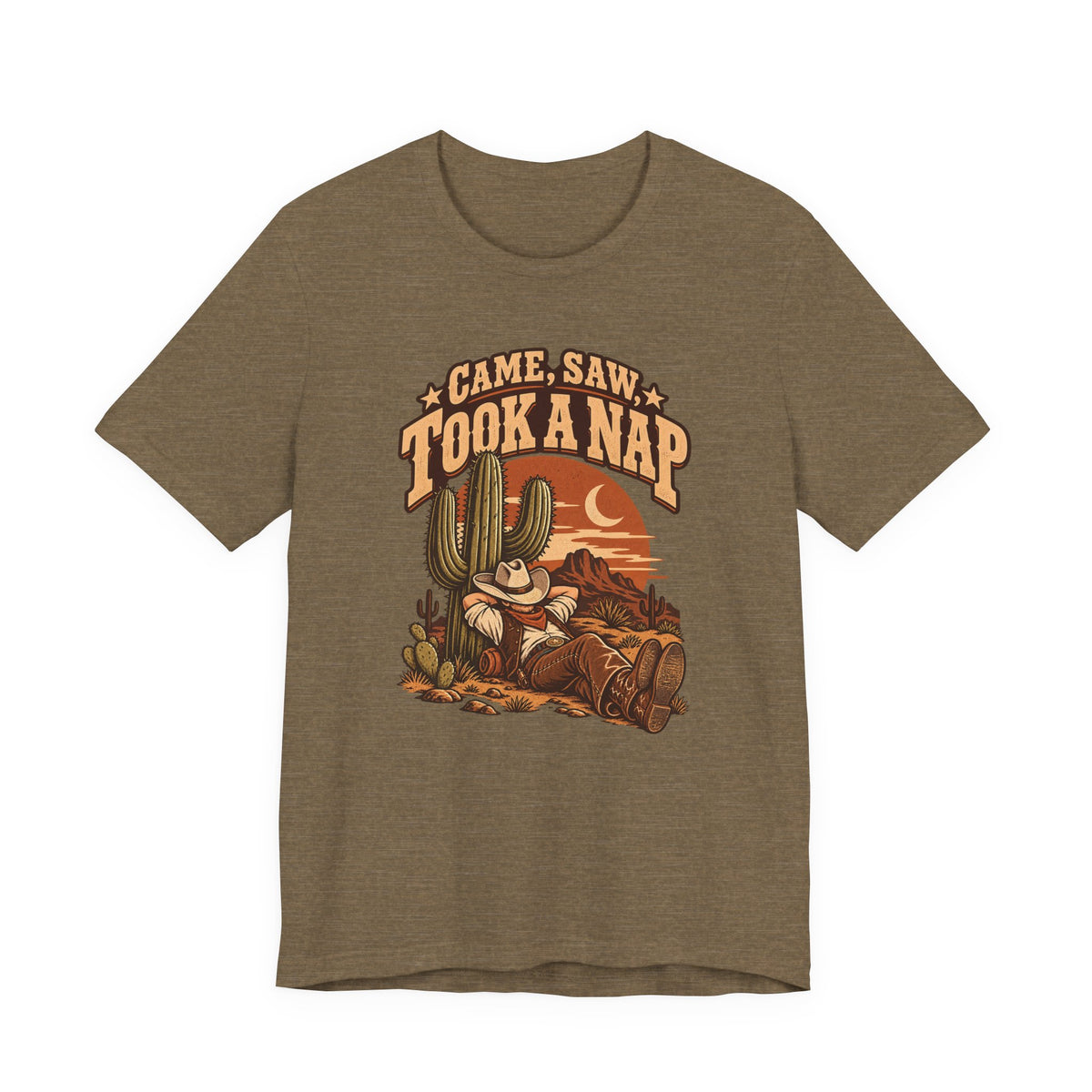 Came, Saw, Took A Nap Funny Self-Deprecating T-Shirt