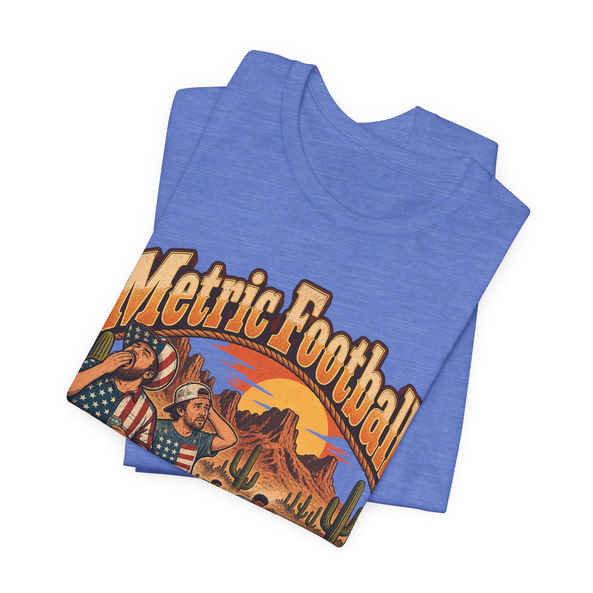Metric Football Funny Western Ranch T-Shirt
