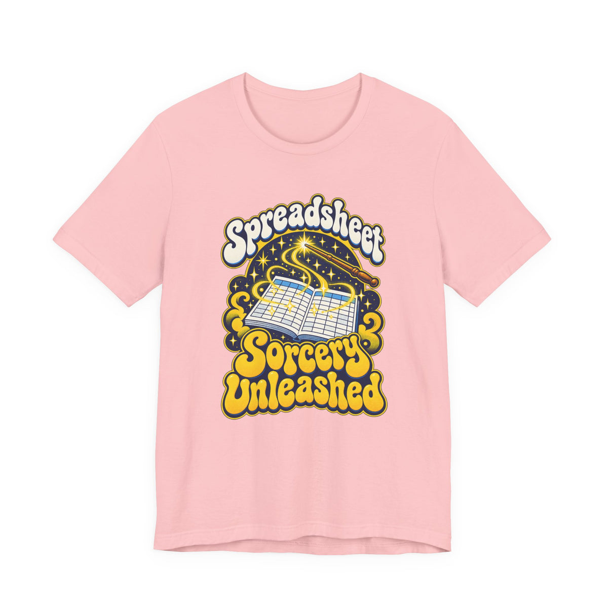 Spreadsheet Sorcery Unleashed Funny Office Humor T-Shirt