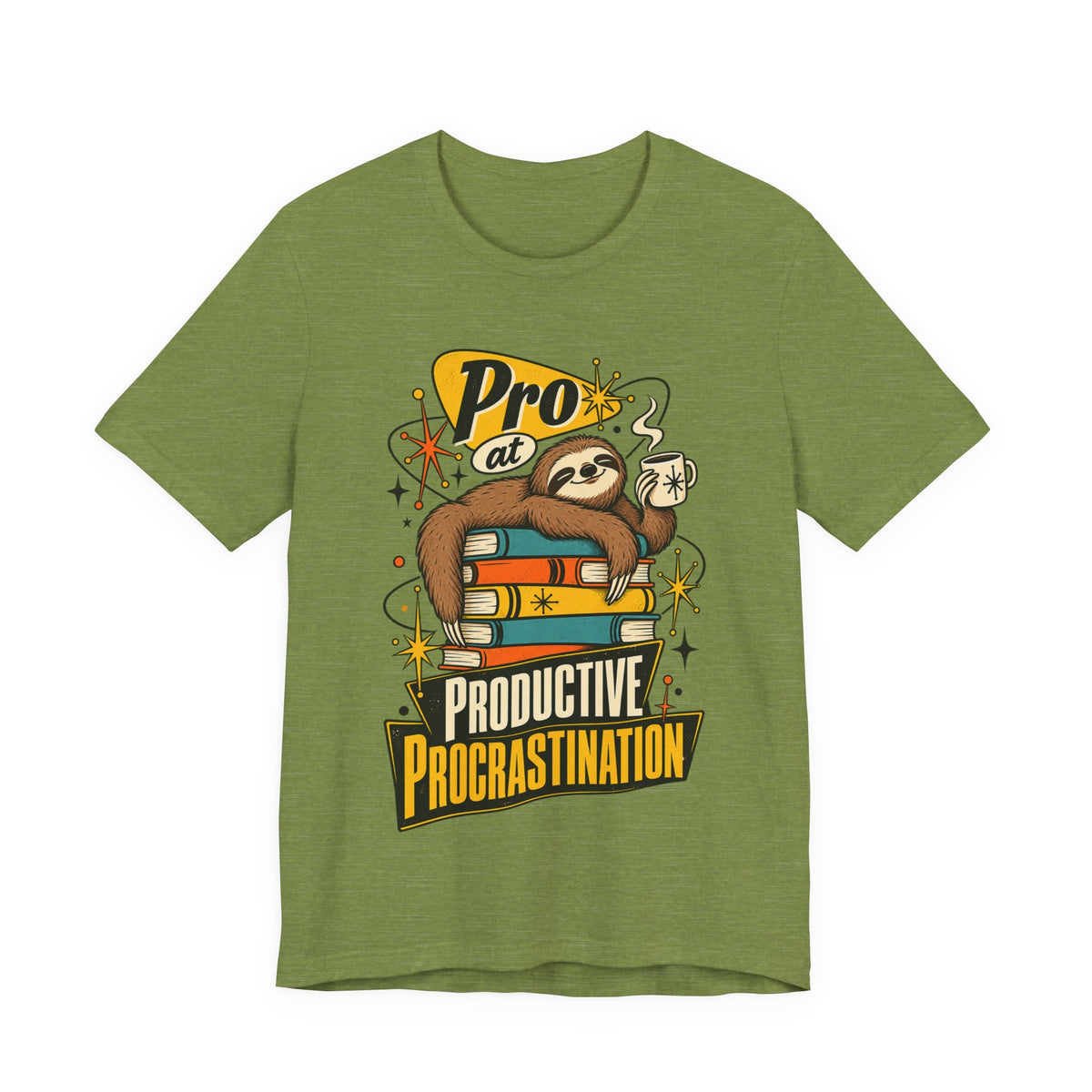 Pro at Productive Procrastination Funny Sarcastic T-Shirt