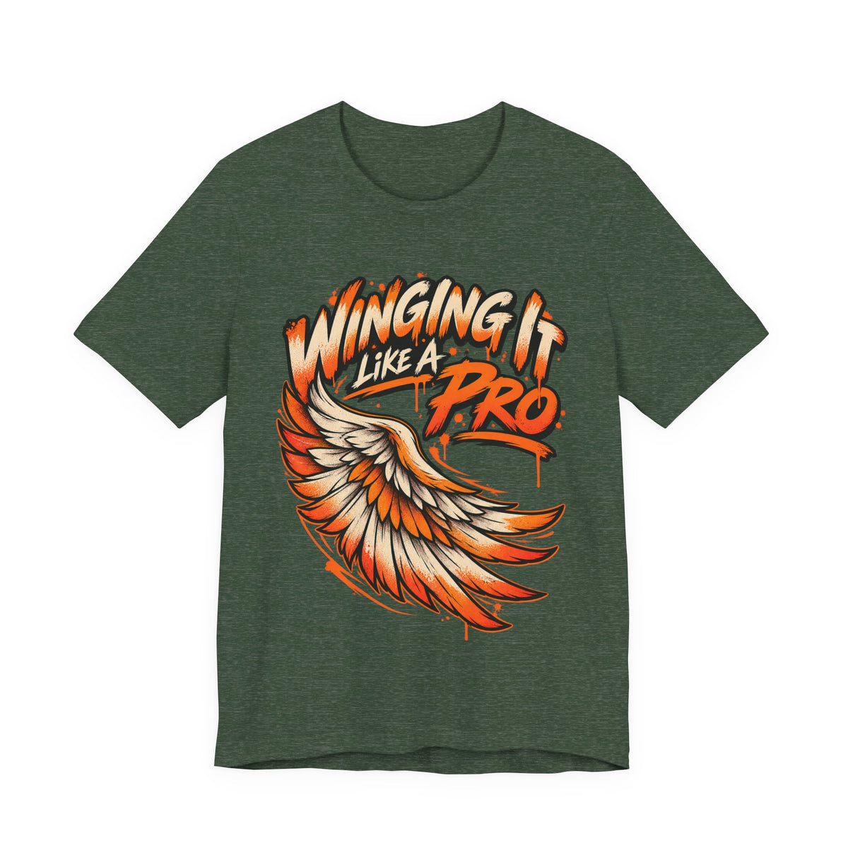 Winging It Like A Pro Funny Self-Deprecation T-Shirt