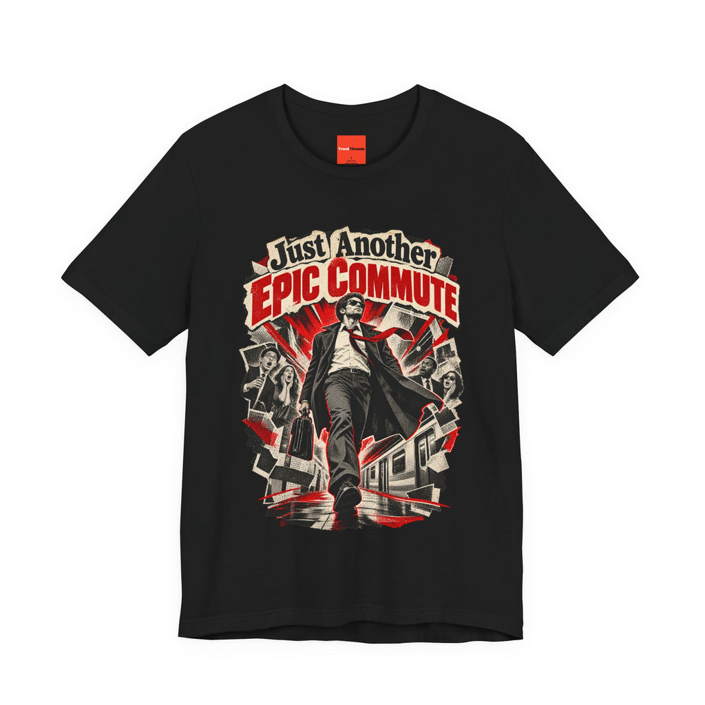 Just Another Epic Commute Funny Commuter T-Shirt