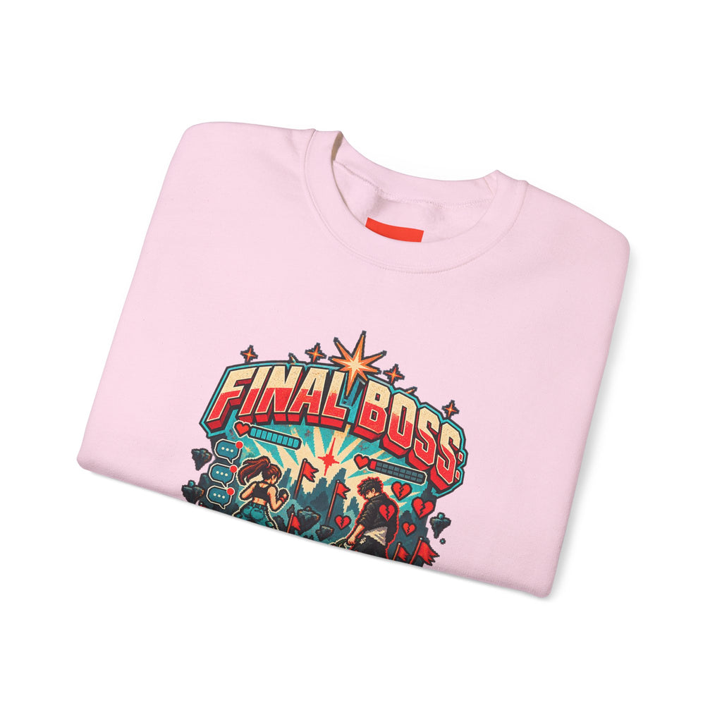 FINAL BOSS: MY EX Funny Retro Vintage Sweatshirt