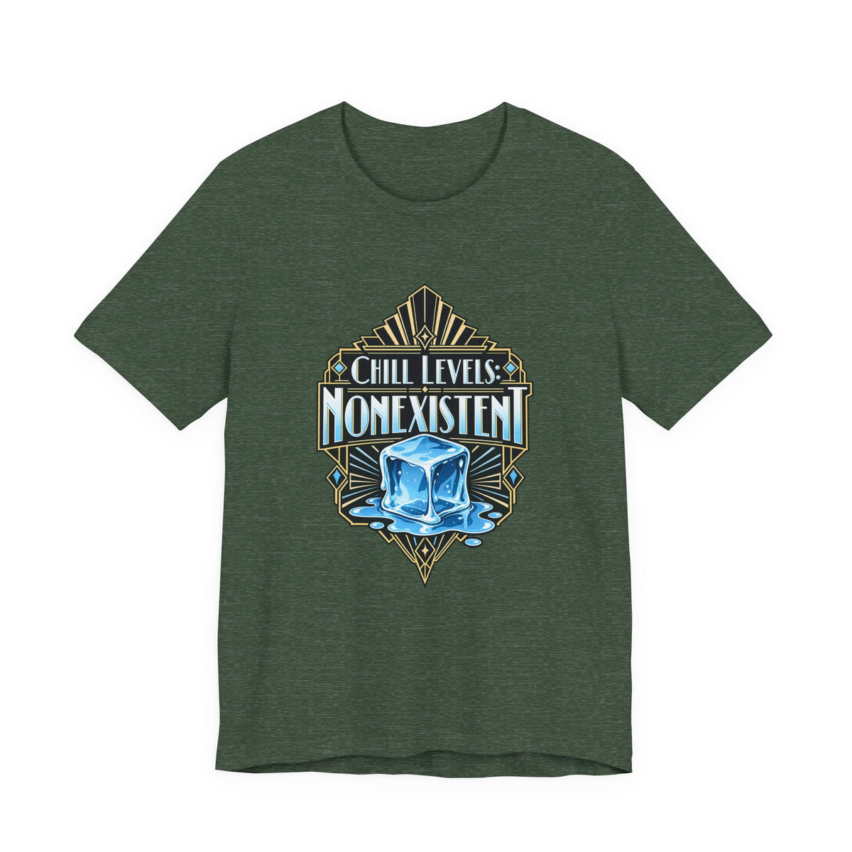 Chill Levels: Nonexistent Funny Self-Deprecating T-Shirt