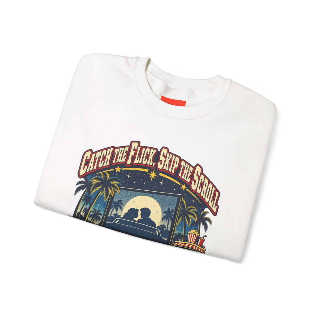 Catch the Flick, Skip the Scroll Funny Programmer Sweatshirt